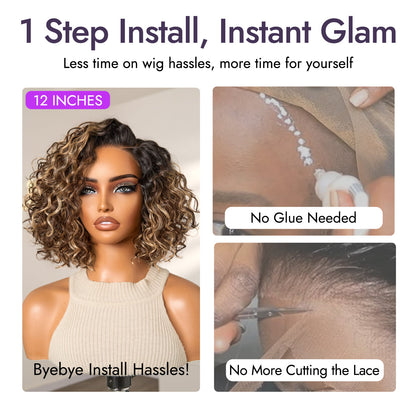 🔥 70% OFF Only 3 Hours Left! Short Styles WON'T Fall Flat! This Bob Wig is Voluminous and Stays Perfect All Day!