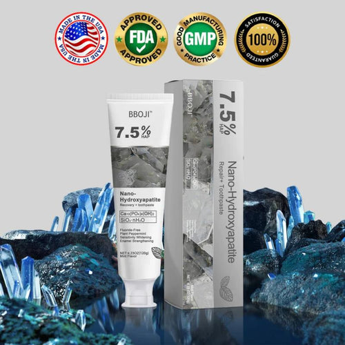 🔥Ends Tonight: Get 60% OFF Before It’s Gone!🎁 BBOJI™ Fluoride-Free Hydroxyapatite Toothpaste – Gentle Whitening &amp; Enamel Strength for Sensitive Teeth